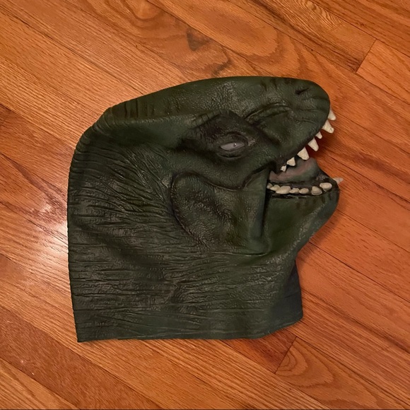 Vintage 1997 Jurassic Park T-Rex Dinosaur Halloween mask - Picture 1 of 7